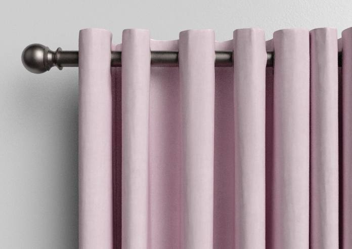 Faux Suede, Pastel Pink - Made to Measure Curtains - Image 12
